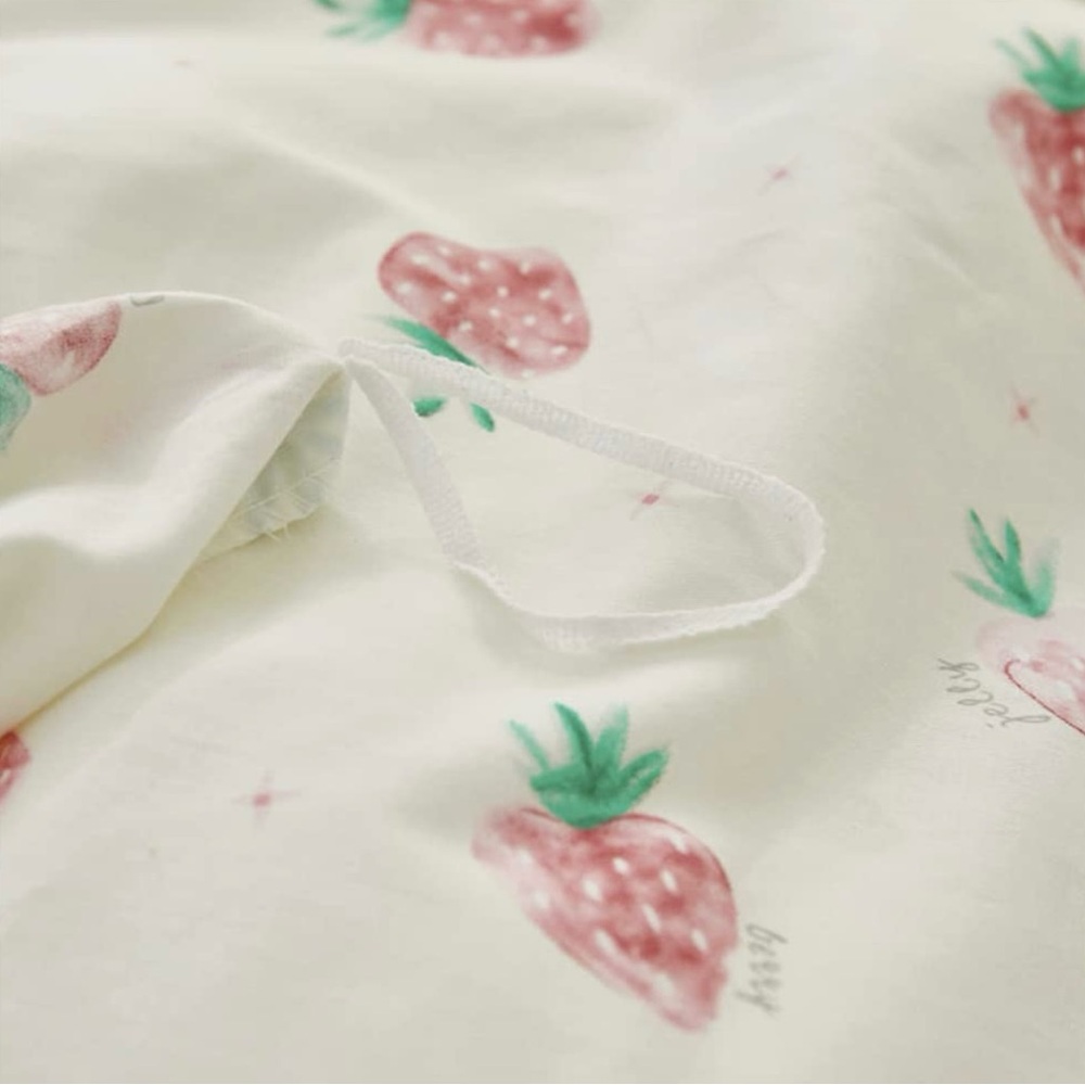 Valentine Cream and Pink Floral Comforter Duvet Set - Picture 5 of 5